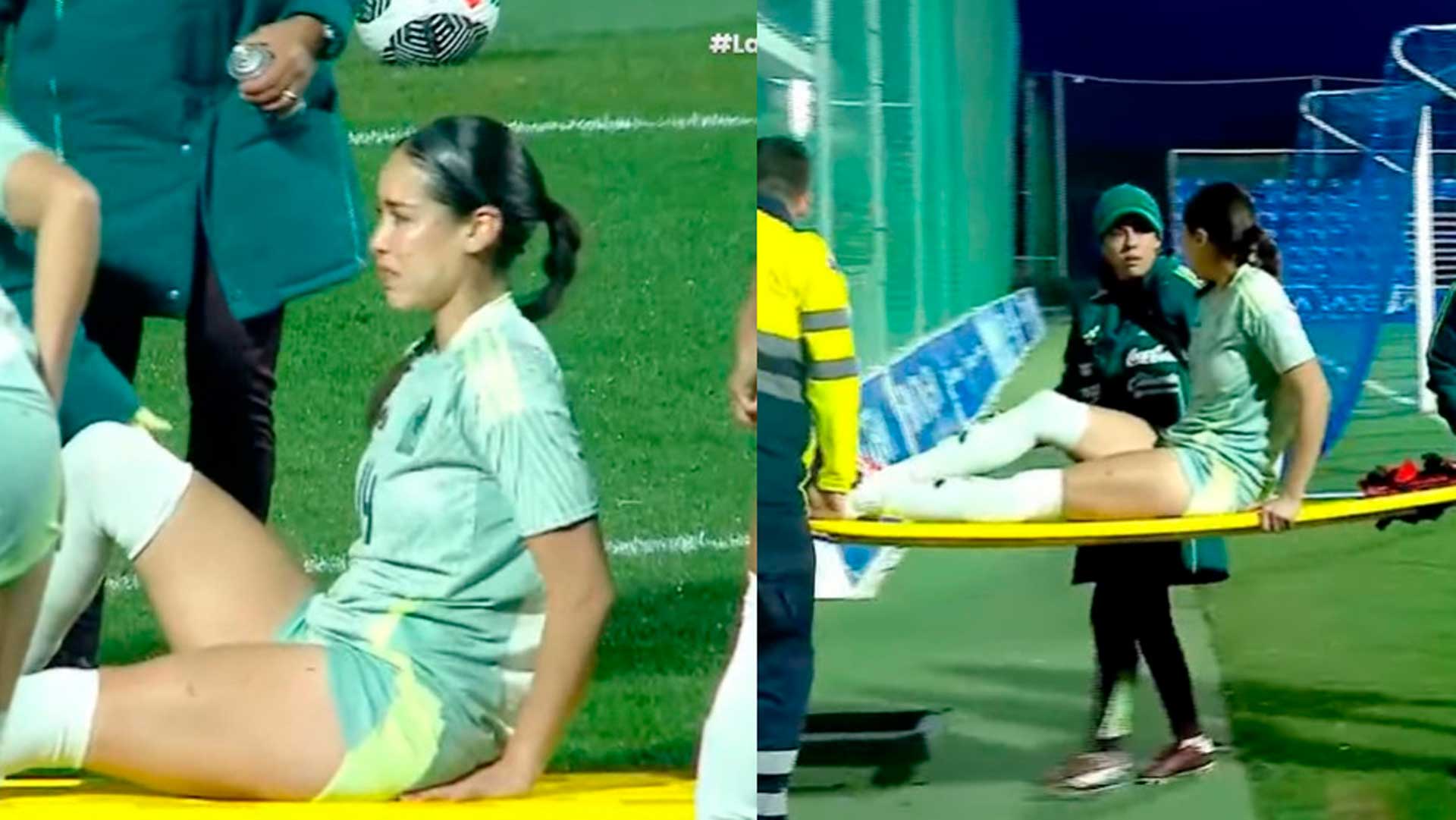 Greta Espinoza se lesiona con la Selección Mexicana ante Canadá; ¿qué le pasó? 